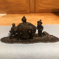 Asian Bronze 19 Century Circus Elephant An Tender Nice patina￼ Indian elephant￼ picture