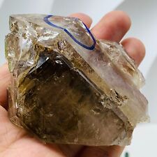 Large 141g TOP Natural Herkimer diamond crystal tip/Gold mine/Two mobile water picture