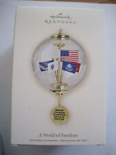 A World of Freedom Hallmark Keepsake  Christmas Ornament 2007 NIB  picture