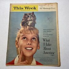 THIS WEEK Magazine December 27, 1959 - Andre Maurois What I Like About America picture