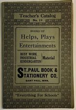 Antique CATALOG: 1918-1919 Teacher's Catalog - St Paul Book & Stationery Co. picture