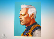 Cable Mondo Mike Mitchell Portrait Print Marvel Rare Giclee Proof X-Force picture