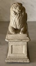 Vintage Stonecast Library Lion Statue Bookend picture