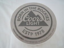 New Unopened Sleeve 100 Coors Light Beer Coasters Born In The Rockies Est 1978 picture