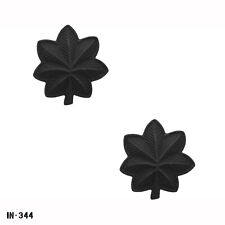 PAIR Lt Colonel Pins ~ O-5 Black Subdued ~ Oak Leaves Rank ~ NIP NOS 1969 USA picture