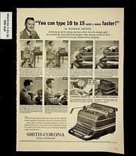 1947 Smith Corona Typewriter Vintage Print Ad 015851 picture