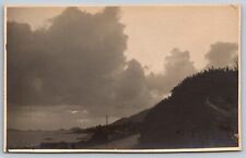 Coucher de Soleil. France. Vintage French Real Photo Postcard. RPPC Tomasi. picture