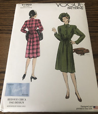 V1903 Sewing Pattern Vintage 1940s Coat B5 Sizes 8-16, 31664522133, Vogue 1903 picture