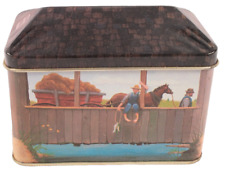 American Landscapes Covered Bridge Tin 1988 Clear Creek EUC 1st in Series picture