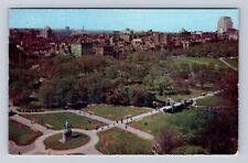 Boston MA-Massachusetts, The Public Garden, Antique, Vintage Souvenir Postcard picture