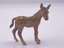 Beautiful Antique Austrian Vienna Cold Painted Bronze Donkey picture