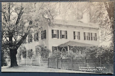 Vintage Postcard 1907-1915 Community House Middlebury Vermont picture