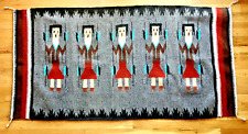 Antique Navajo Handwoven Double-Sided Saddle Blanket - 30