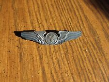 ww 2 AAF AIR CREW wing full size 3 inch BALFOUR LGB maker Pin back sterling picture