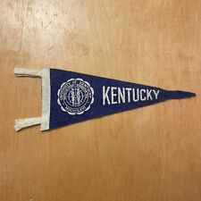 Vintage 1950s University of Kentucky 4x9 Felt Pennant Flag picture