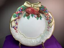RARE Fitz & Floyd Winter Spice 10in. LARGE Holiday Decor Bowl Home Fragrance 223 picture