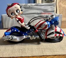 Betty Boop American Comic Chopper USA 2002 Ceramic Figurine Motorcycle picture