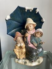 Lladro Collectible Figurine “Three Under Umbrella” picture