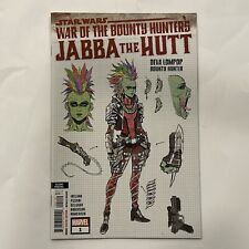 STAR WARS WAR OF THE BOUNTY HUNTERS JABBA THE HUTT #1 RARE 2ND PRINT DESIGN VAR picture