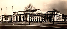 RPPC Union Station Washington D.C. w/ Classic Cars, Landscape VINTAGE Postcard picture