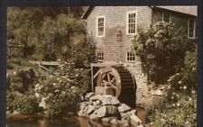 Brewster MA Postcard Oldest Water Mill In America Since 1660 Unposted Chrome picture