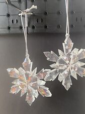 Handcrafted Christmas Ornament Sparkling Snowflake Resin Glitter picture