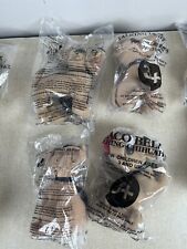 x4 Taco Bell Chihuahua Plush Stuffed Dog Animal Squeeze Toys Complete Set picture