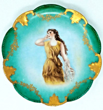 Beautiful Lady HandPainted Plate 9