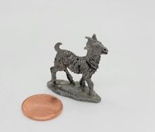Vintage Artisan Made Miniature Pewter Billy Goat - Signed  picture