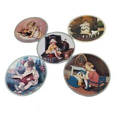Lot 5 Limited Edition Knowles Plates Jessie Willcox Smith Yesterday's Innocents picture