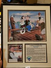 Vintage COA myron waldman popeye park bench limited edition # 659 of 14740 picture
