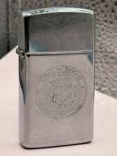 Vintage 2000 State Of Hawaii High Polish Chrome Slim Zippo Lighter picture