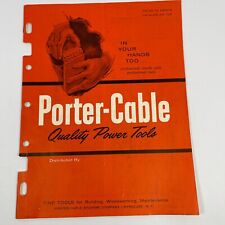 Porter-Cable Quality Power Tools In Your Hands Industrial Machinery Catalog 106 picture