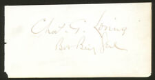 CHARLES G. LORING - SIGNATURE(S) picture