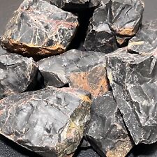 Black Onyx Rough (1 LB) One Pound Bulk Wholesale Lot Raw Gemstones picture