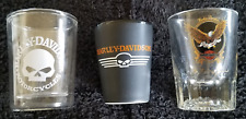 Harley-Davidson Shot Glass - Willie G Skull / Willie G Lines / American Legend picture