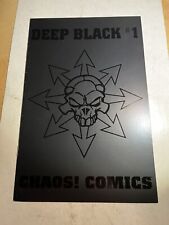 Deep Black 1 Chaos Comics Black Variant Lady Death Evil Ernie picture