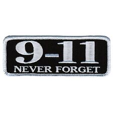 9/11 Never Forget Patch IRON ON EMBROIDERED  4.0 INCH 9 11 PATCH picture