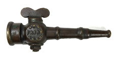 Antique Brass Fire Hose Water Nozzle Fairy 5 1/2