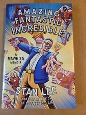 3x Signed Stan Lee Amazing Fantastic Incredible A Marvelous Memoir Book Comics picture