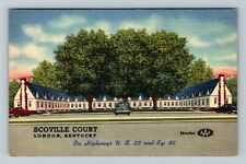 London, KY-Kentucky, Advertising Scoville Court Hotel, Vintage Postcard picture