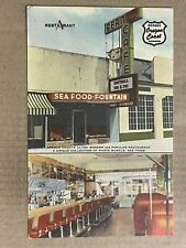 Postcard Tillamook OR Oregon Fern Cafe Restaurant Diner Vintage Roadside picture