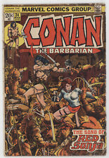 Conan The Barbarian 24 Marvel 1973 GD 1st Red Sonja Barry Windsor Smith Roy Thom picture