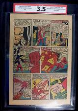 Captain America Comics #35 CPA 3.5 SINGLE PAGE #5/6 Human Torch story picture