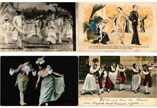 DANCING DANCE, 65 Vintage Postcards Mostly pre-1940 (L6220) picture