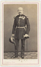 Military CDV circa 1865. General Charles Malherbe. Medals. Dedication. picture