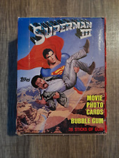 1983 Topps Superman 3 III Box 36 Packs picture