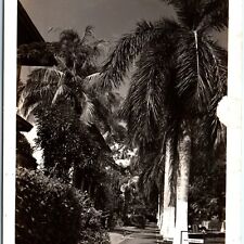 c1940s WWII Fort Amador, Panama City RPPC Officers Row Photo Agencia Cancel A150 picture