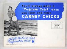 1950s Carney Hatchery Shelbyville Indiana Chicks Fold-Out Mailer picture