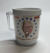 Vintage KFC Colonel Sanders 1976 Happy Birthday America Rare Promo Mug Cup picture